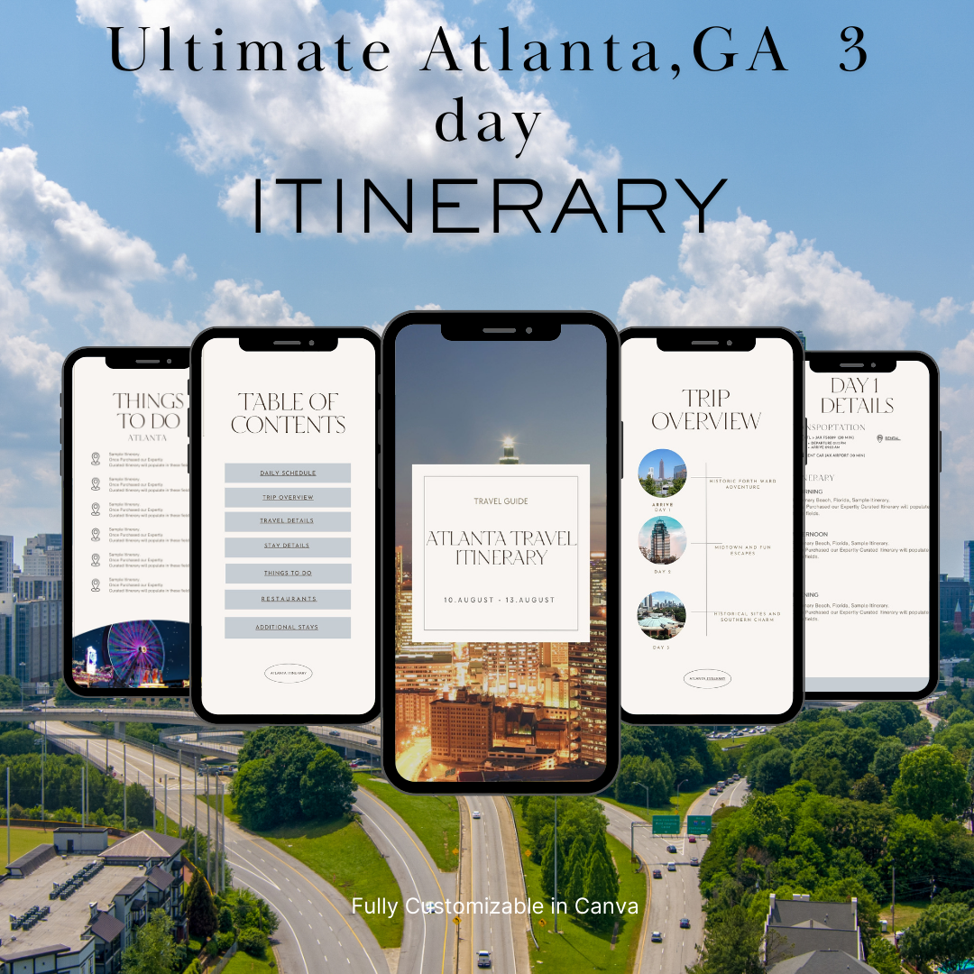 Atlanta,GA 3day Itinerary