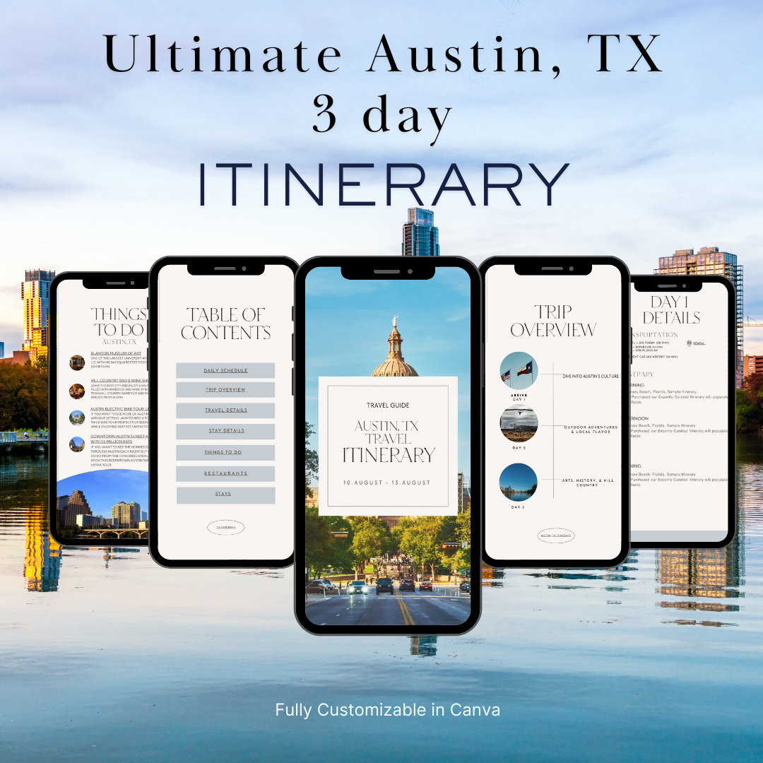 Austin, TX 3day Itinerary