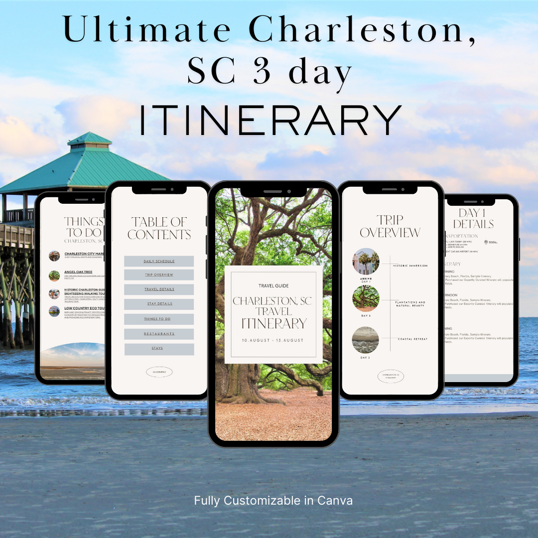 Charleston, SC 3day Itinerary