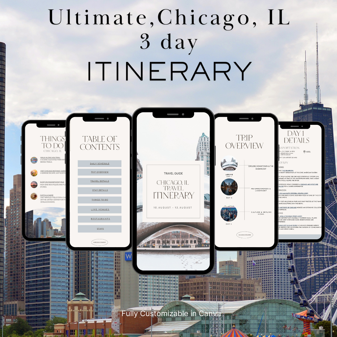 Chicago, IL 3 day Itinerary