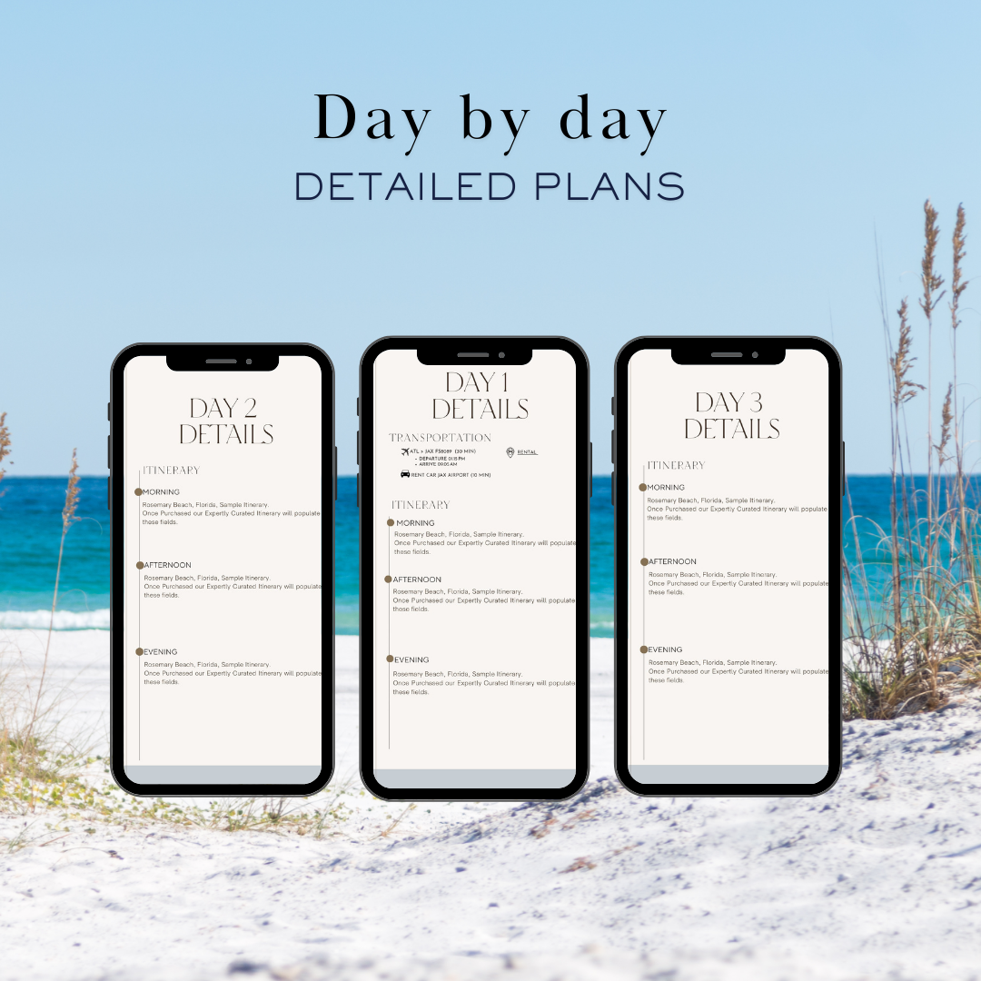 Rosemary Beach, FL 3day Itinerary